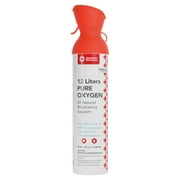 Boost Oxygen American Red Cross 98% Pure Supplemental Oxygen, 12 Liter, Flavorless 1 pack, Model 801