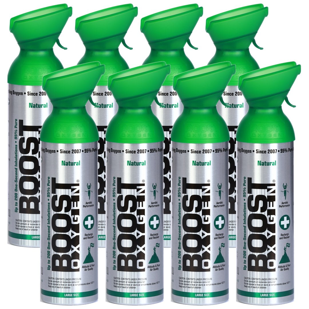Boost Oxygen Natural Emergency Preparedness Kit, 8 Pack
