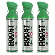 Boost Oxygen Natural Portable 10 Liter Pure Canned Oxygen Canister (6 Pack)