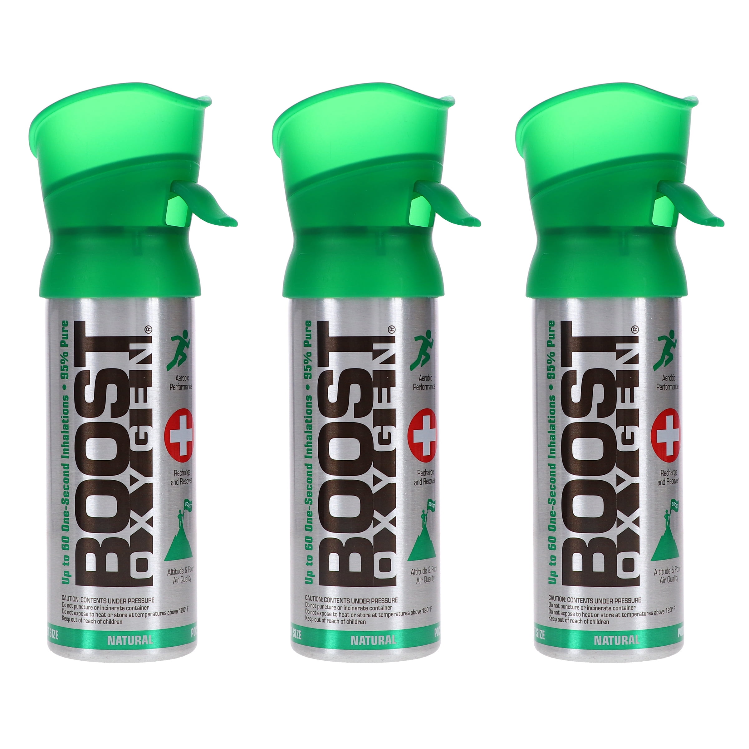 Boost Oxygen Natural Pocket Size 3 Liter 3 Pack
