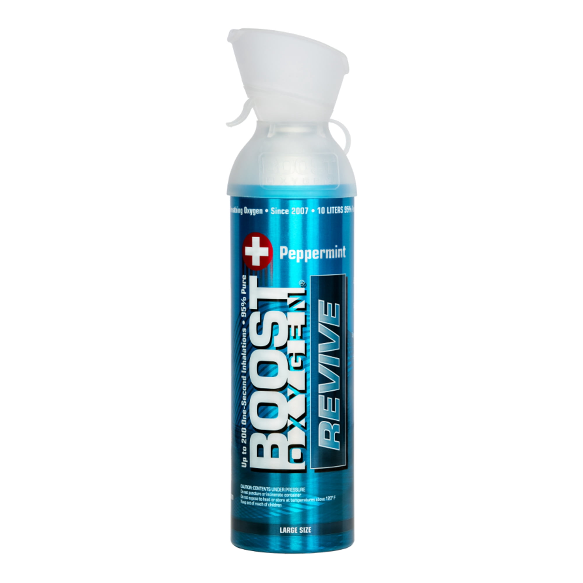 Boost Oxygen Supplemental Canned Oxygen REVIVE Peppermint Large 10 Liter, 1 Pack, Model 702