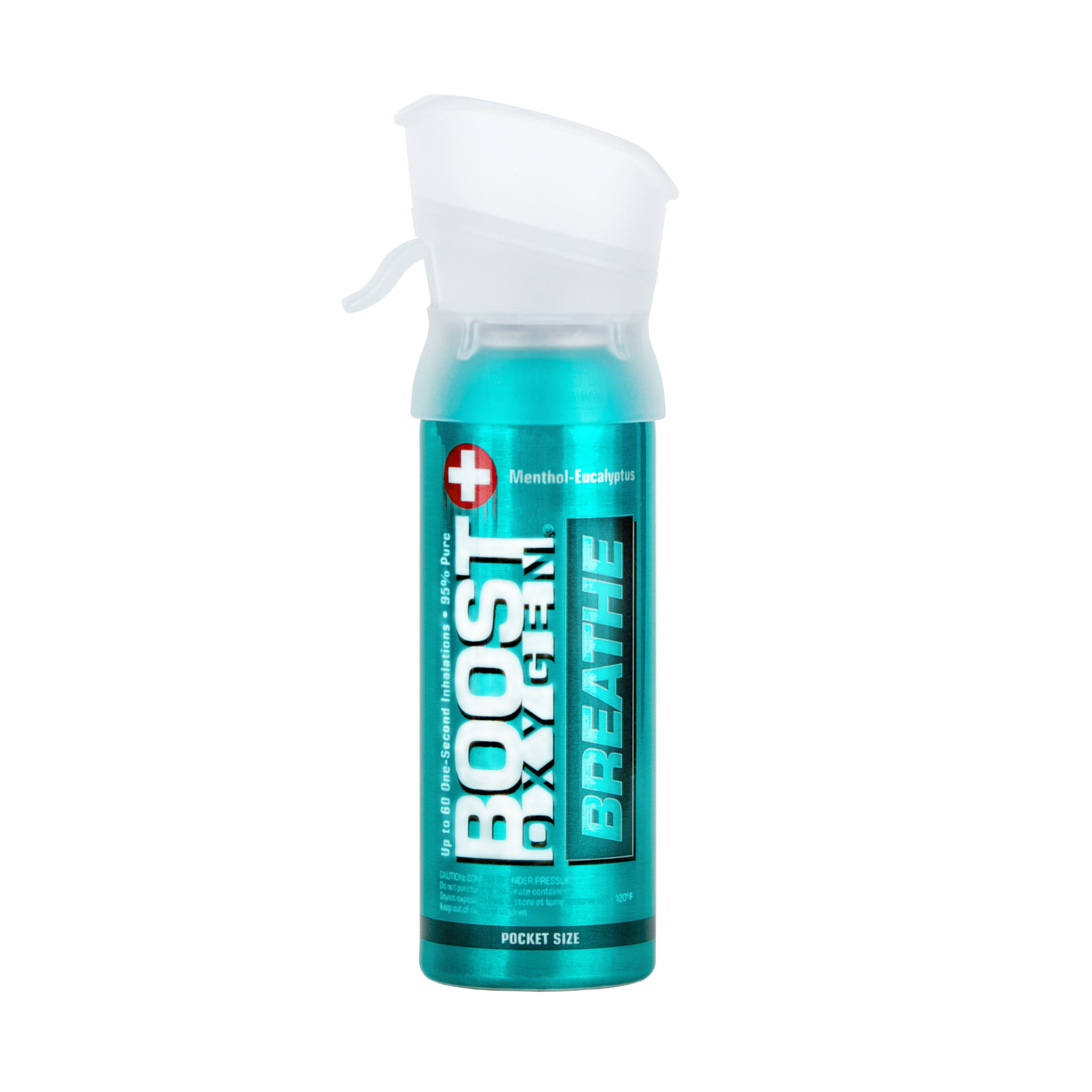 Boost Oxygen Supplemental Oxygen BREATHE- Menthol-Eucalyptus Pocket-size 3 Liter, 1 Pack, Model 303