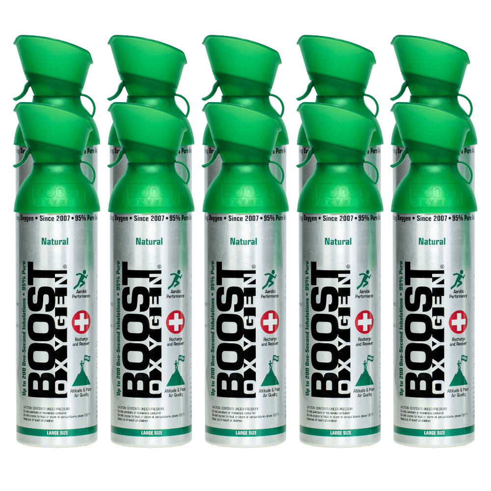 Boost Oxygen Supplemental Oxygen To Go AllNatural Respiratory