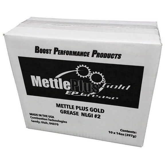 Boost Performance Products  14 oz Mettle Plus EP2 High Temperature Grease - Pack of 10