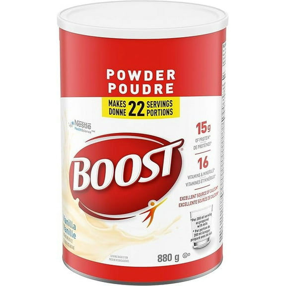 Boost Nutritional Powder Instant Vanilla Breakfast Drink Mix - 880g/1.9 lb