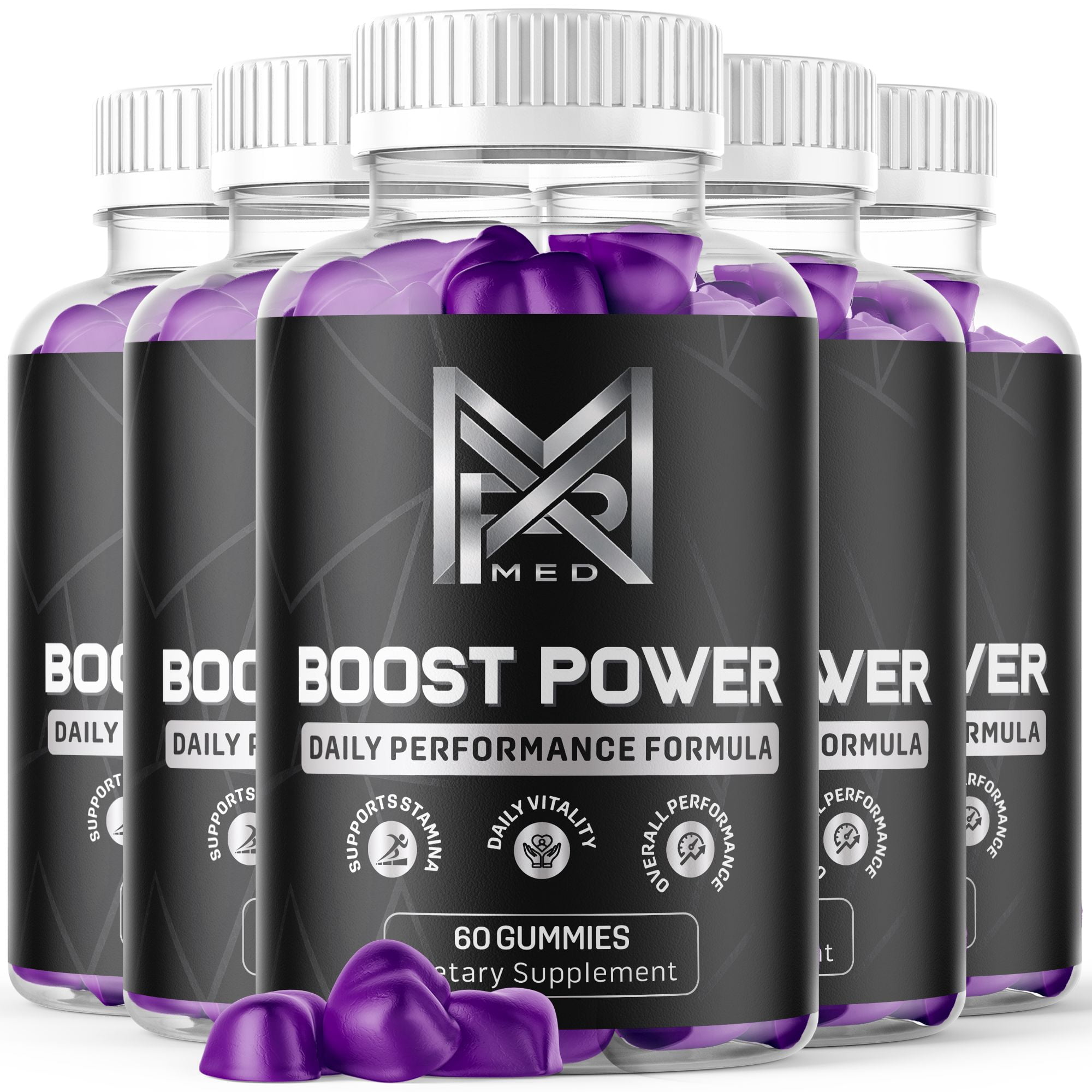 Boost Power Gummies Advanced Formula All Natural Vitamin Supplement ...