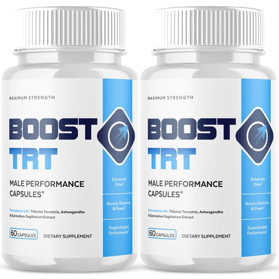 Boost TRT Advanced Formula Pills All Natural Vitamin Supplement BoostTRT 120 Capsules