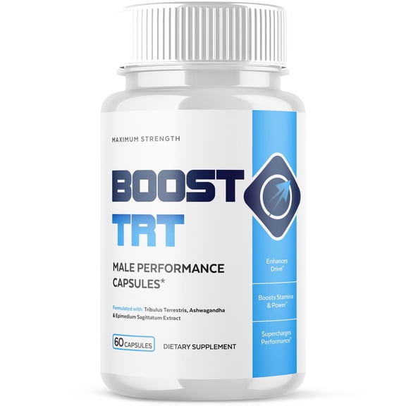 Boost TRT Advanced Formula Pills All Natural Vitamin Supplement BoostTRT 60 Capsules