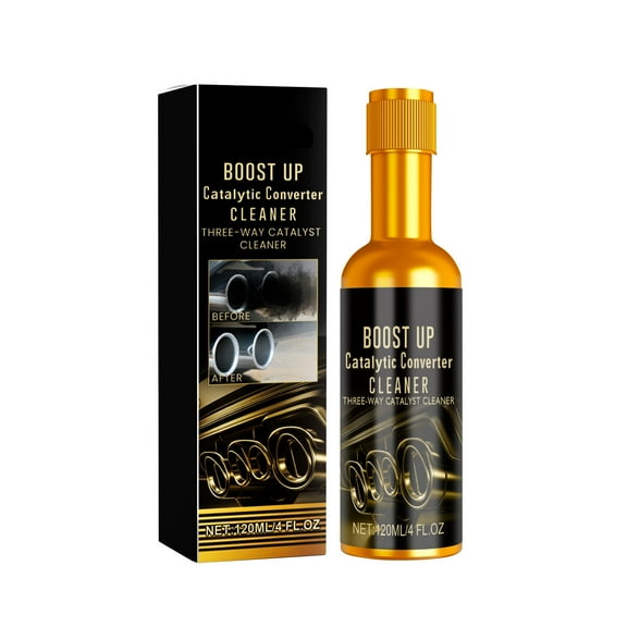 Boost Up Catalytic Converter Cleaner 120ml Three-Way Catalyst Cleaner for Enhanced Engine Performance and Emission Reduction