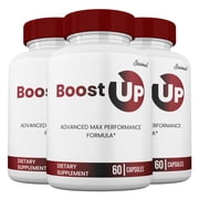Boost Up Pills for Men, Boost Up Capsules for Maximum Performance, All Natural Pastillas Supplement for Male Health, 60 count 3 Pack