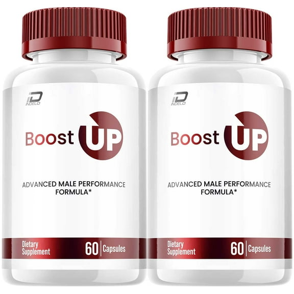 Boost Up for Men: 2 - Pack, 120 Capsules of All - Natural Support Formula