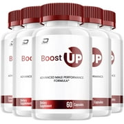 Boost Up for Men Capsules - BoostUp Vitamin Complex Pills, Up Boost All Natural Support Formula, 5 Pack, 300 Capsules
