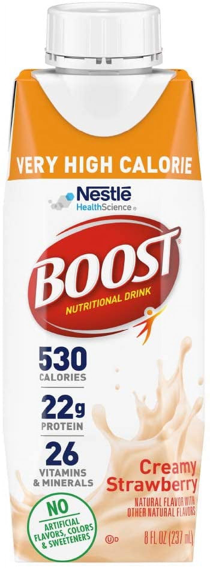 Boost Very High Calorie Complete Nutritional Drink, Creamy Strawberry