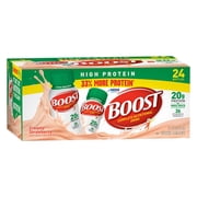 Boost Very High Calorie Nutrition Drink Carton, Strawberry, 8 Ounce, 24 Count