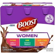 Boost Women Balanced Nutritional Drink, Rich Chocolate, 8 Oz, 6-Ct