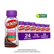 Boost Women Ready to Drink Nutritional Drink, Rich Chocolate, 24 Count (4 - 6 Packs)
