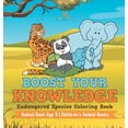 thumbnail image 1 of Boost Your Knowledge: Endangered Species Coloring Book - Animal Book Age 9 Children's Animal Books, (Hardcover), 1 of 1