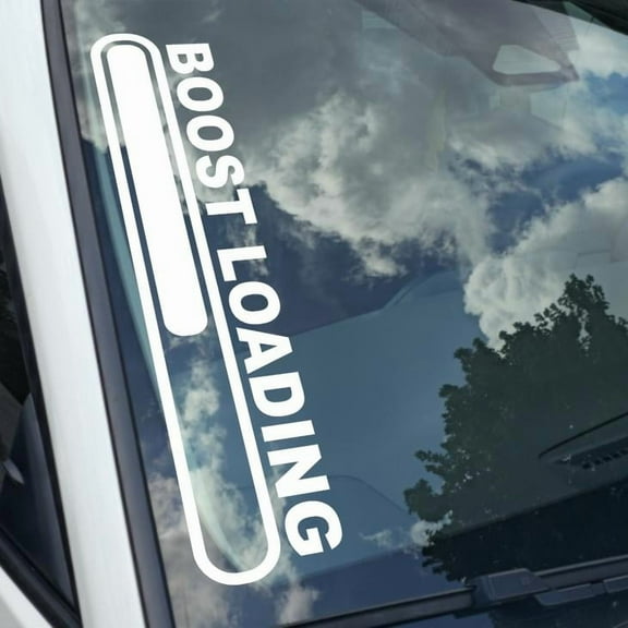 Boost loading gauge Vinyl Decal Sticker Bumper Window UV & Water Resistance Banner 21" perfect fit for windshield Low life
