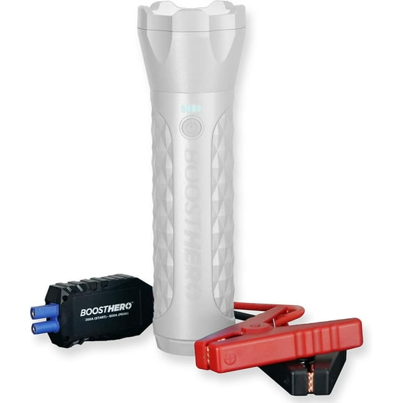 BoostHero Portable Vehicle Jump Starter, Flashlight & Power Bank
