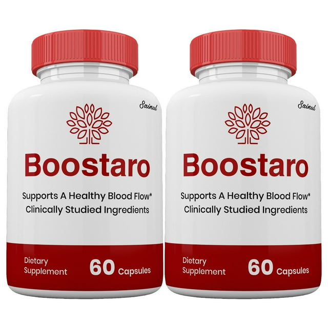 Boostaro Maximum Strength Male Health Supplement, Blood Flow Support ...