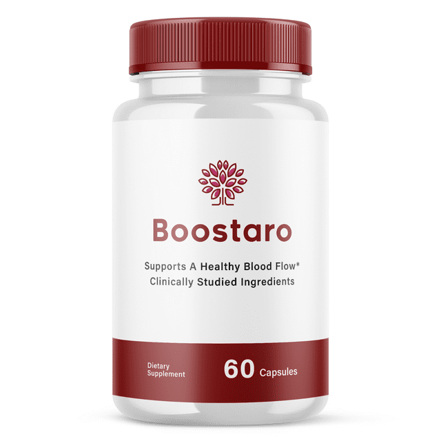 Boostaro Male Capsules For Men, Blood Flow Virility - 60 Capsules ...