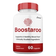 Boostaroo Blood Flow Pills, Maximum Strength for Male Health, Boostaroo Male Supplement 1 Pack