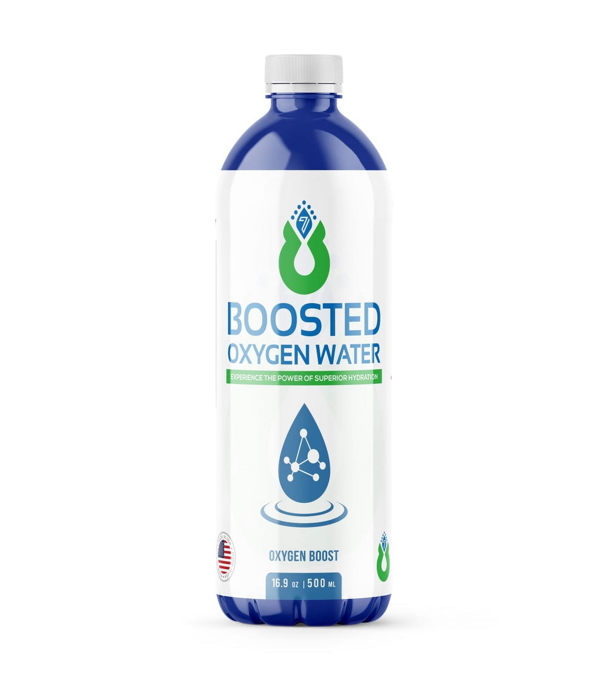 Boosted Oxygen Water 12 Pack, 16.9 oz, Shelf-Stable