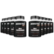 Boosted PRO Blood Flow Capsules, Maximum Strength, Boosted PRO Male Supplement Pills 10 Pack