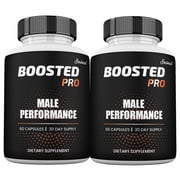 Boosted PRO Blood Flow Capsules, Maximum Strength, Boosted PRO Male Supplement Pills 2 Pack