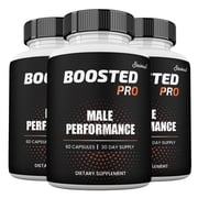 Boosted PRO Blood Flow Capsules, Maximum Strength, Boosted PRO Male Supplement Pills 3 Pack