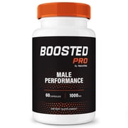 Boosted Pro Pills for Men, BoostedPro Dietary Supplement, Official Capsules for Maximum Blood Flow Support, Boost Pro Vitamins Health Reviews 60 Capsules