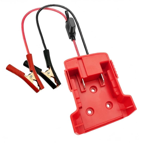 Booster Battery Jumper Cables with Insulating Handles for Jump Starting 18V Batteries in Trucks, SUVs and Cars, Made of ABS Plastic