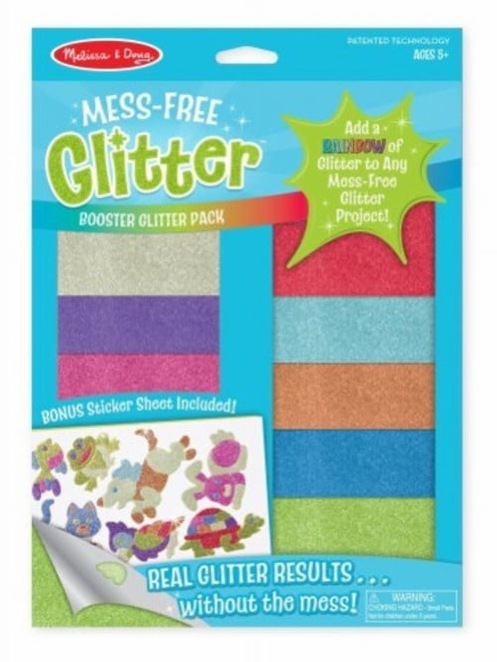 A Glitter-Filled, Mess-Free Kids Craft with Glad Press'n Seal
