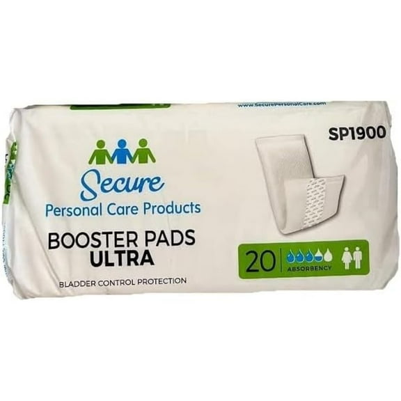 Booster Pads Ultra, SP1900, 13 Inch Length, 20 Count (Case of 9)