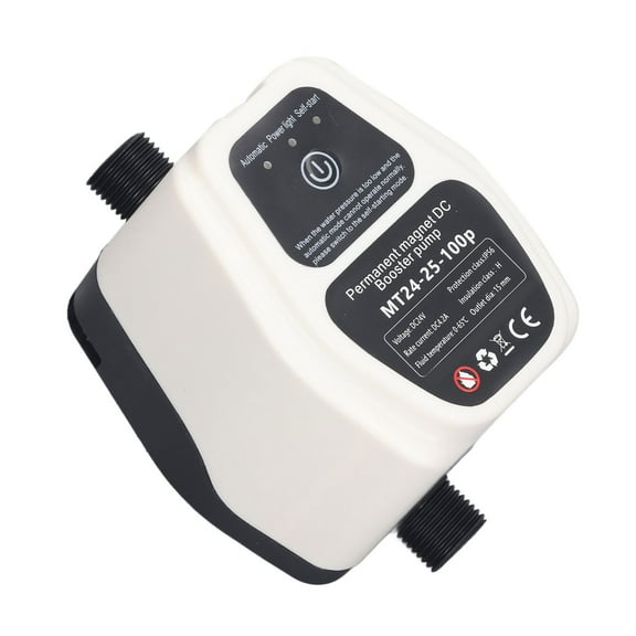 Booster Pump 100W 24V 25L Full Automatic Intelligent Sensing Quiet Water Pressure Boost 100240V US Plug