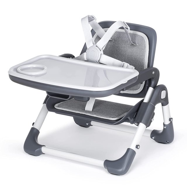 Booster Seat Portable High Chair Toddler Booster Feeding Seat for Baby