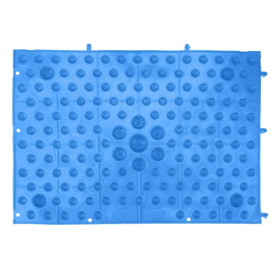 Boosts Blood Flow, Relieves Tension at Home or Parties Blue TPE Massage Mat