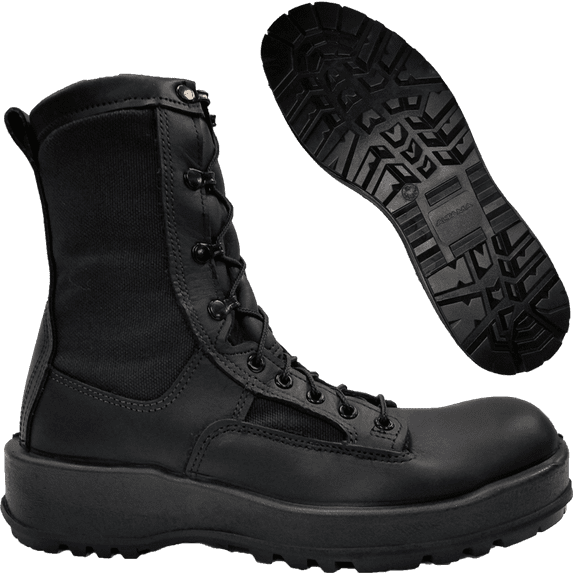 Boot, Altama Army Temp Weather, 411401, Seconds, Black, Size 7.5R