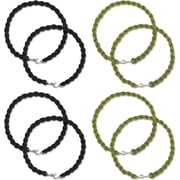 Boot Blousers Military 8Pcs Boot Bands Elastic Blousing Straps with Metal Hook