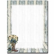 Boot Bouquet Letterhead Printer Paper, 80 Sheet Pack