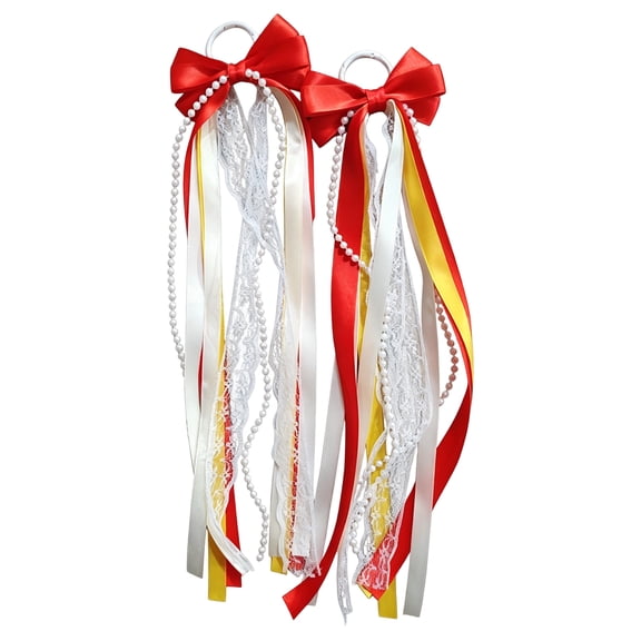 Boot Bows for Cowgirl Boots Bow Ribbons for Holiday Birthday Accessory Decor Layered Ribbon Bows with Glitter Pearl Lace Spring Cowboy Boot Charms for Women 2-Piece Set,E