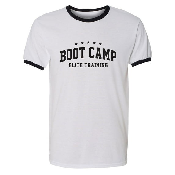 Boot Camp Elite Training Adult Short Sleeve Ringer T-shirt