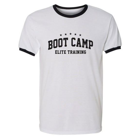Boot Camp Elite Training Adult Short Sleeve Ringer T-shirt