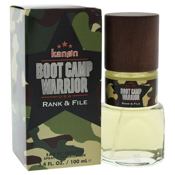 Boot Camp Warrior Rank & File by Kanon for Men - 3.4 oz EDT Spray
