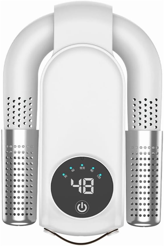 Boot Dryer, Foldable Shoe Dryer with Auto-Off Timer & Smart Panel, Low Noise 360° Airflow Warm Air Dryer for Work Boots, Shoes & Slippers