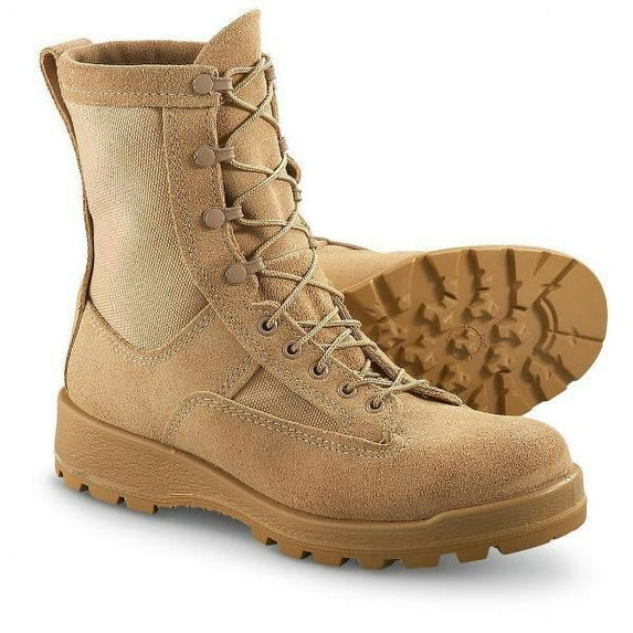 Boot, GI Wellco Temp Weather, Tan, Size 8.5N