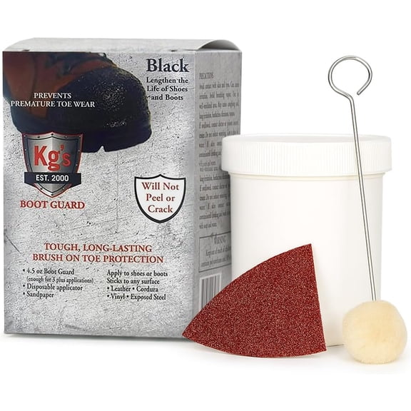 Boot Guard Brush On Toe Protection Brush On Liquid for Tough, Long-Lasting Safety Protection on Boots