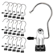 Boot Hangers for Closet, 16 Pack Hanging Hooks for Laundry, Towel Clips Boot Organizer for Home and Travel, Clothespins Clip Hangers for Pants Hats Socks Gloves