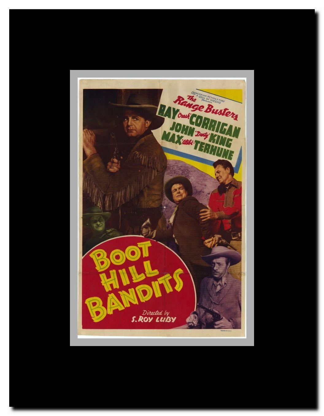 Boot Hill Bandits Framed Movie Poster