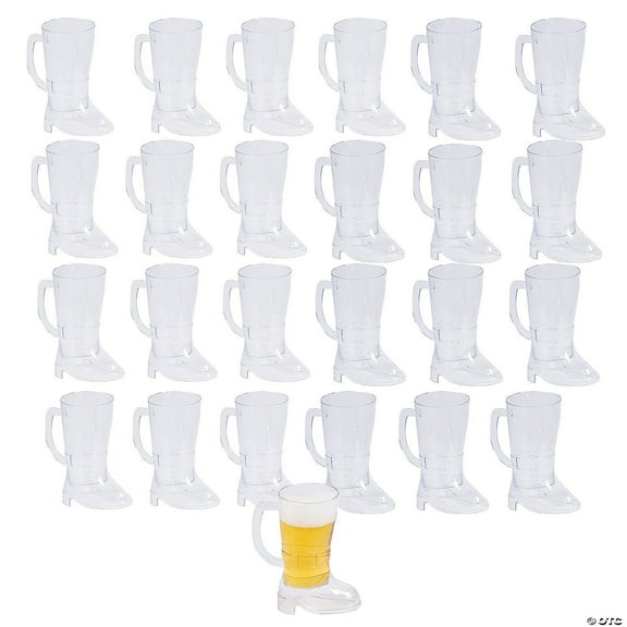 Bulk 60 Pieces Boot Plastic Beer Steins